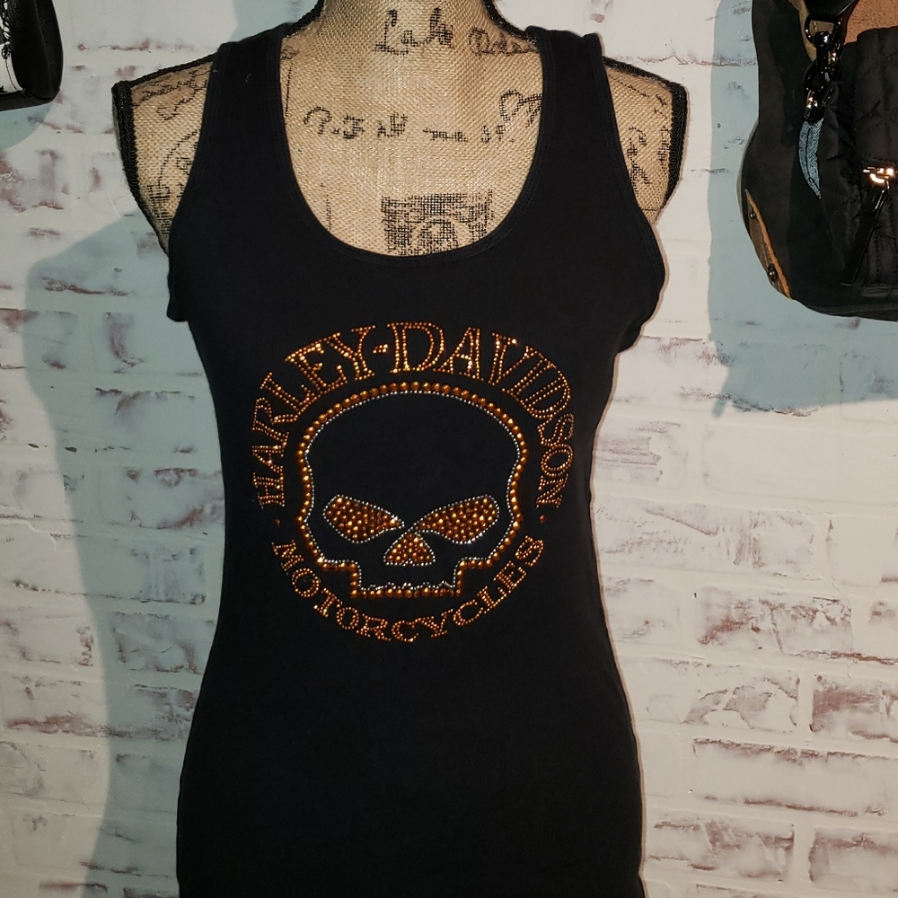 Harley Davidson's ribbed tank top